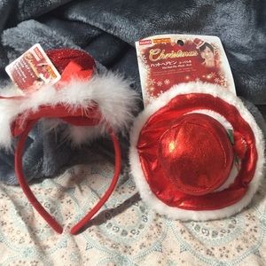 Christmas Hat Headband and Hat Hair Pin